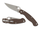 Spyderco Knives Military 2 Brown G-10 & CPM-15V Sprint Run C36GPBN15V2