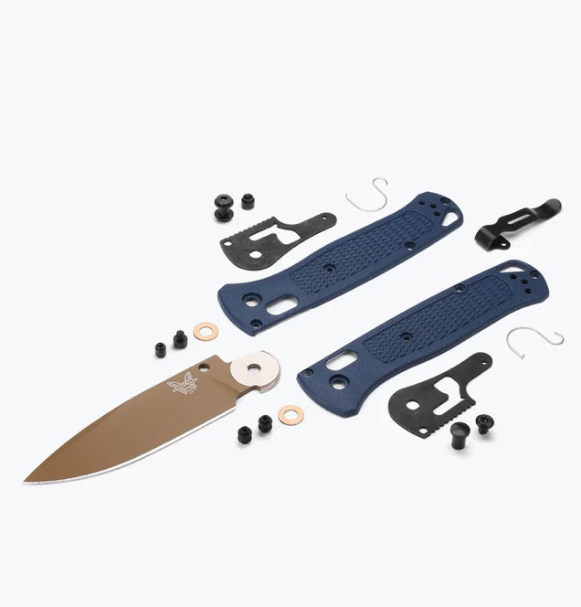 Benchmade Bugout Crated Blue Grivory & S30V 535FE-05