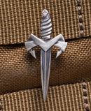 Microtech Silver Dagger Lapel