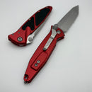 Microtech Socom Elite Tanto Part Serrated M/A Red Stonewash Standard 161-11RD