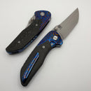 Mechforce & Barker Knives Collab Hokkaido w/ Timascus & Fat Carbon Handle & MagnaCut