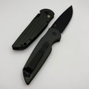 Pro-Tech TR-3 Green Grooved Handle w/ Mosaic Button & Black 154CM SHOT26.TR3.1