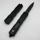 Microtech Dirac Delta Black Tactical w/ Double Full Serrated Black D/E 227-D3T