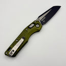 Factory Blem Microtech MSI RAM LOK Mini OD Green Frag Aluminum Handles w/ 3.15" Black M390MK 210M-1FROD