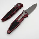 Microtech Socom Elite Auto Merlot Handles w/ Apocalyptic Tanto 161A-10APMR