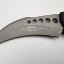 Factory Blem Microtech Hawk w/ Black Aluminum Handle & Apocalyptic M390MK 166-10AP