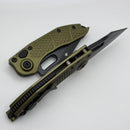 Microtech Borka Stitch Auto w/ OD Green Handles & M390 169-1OD