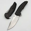 Reate Knives Jack Jr. Black Aluminum Integral Handle w/ Carbon Fiber Inlay & Satin S30V