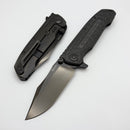 Reate Knives 9D-V2 Carbon Fiber & DLC Titanium Handle w/ DLC 154CM