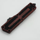 Microtech Scarab 2 Gen 3 Weathered Red Spine Fluted Tanto 1279-1WCM