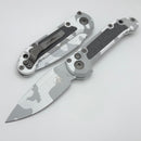 Microtech Knives LUDT Gen III Artic Camo Drop Point 1135-1ACS-D22Z13