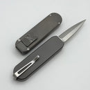 D Rocket Design Smooth 007 w/ Fluted Titanium Handle & 2" M390 D/E