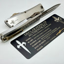 Marfione Custom Combat Troodon LT Gen III w/ Stainless Satin Handle & Hattori Cowry-Y Damascus D/E