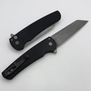 Pro-Tech Malibu Black Dragon Scale Handle & Acid Washed MagnaCut Reverse Tanto Blade 5435-AW