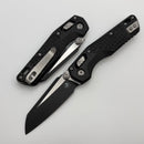 Microtech MSI RAM LOK Mini Black Frag Aluminum Handles w/ Black M390MK 210M-1FR