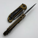 Microtech Knives LUDT Gen III Black F/S Tanto w/ Tan Handle 1136-3TA