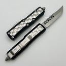 Microtech Daytona Hellhound Stonewash Standard w/ Bubble Inlays Signature Series 126H-10BIS
