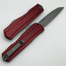 Microtech Cypher II S/E Apocalyptic Standard & Merlot Handle 1241-10APMR