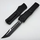 Microtech Knives Combat Troodon Gen III Tactical Hellhound w/ Black Handle Signature Series 1219-1TS