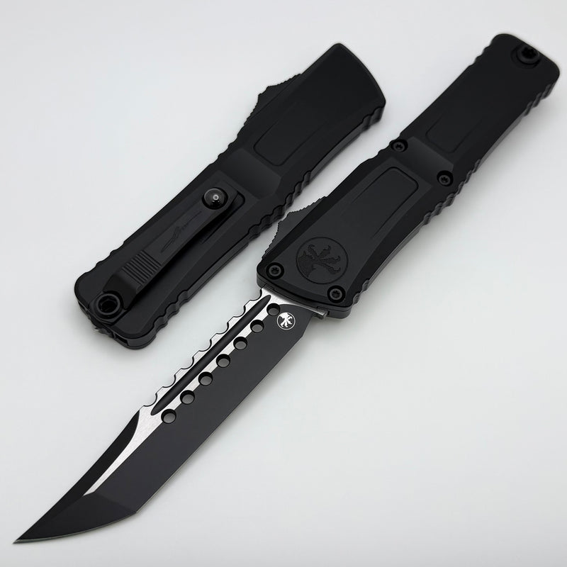 Microtech Knives Combat Troodon Gen III Tactical Hellhound w/ Black Handle Signature Series 1219-1TS