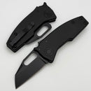 Demko Nano Shark Stealth w/ Black Aluminum Handles & Shark Foot CPM-20CV
