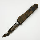 Microtech UTX-85 Tanto T/E Fully Serrated Coyote Camo S/N