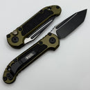 Microtech Knives LUDT Gen III Black Tanto w/ OD Green Handle 1136-1OD