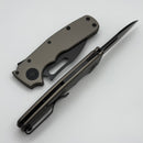Demko Shark Cub Stealth Artillery Grey Aluminum Handles & Slicer Shark DLC 20CV