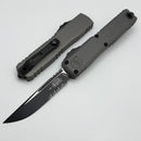 Microtech Ultratech ZBP Tactical S/E Part Serrated w/ Natural Clear Handle 1121-2NC