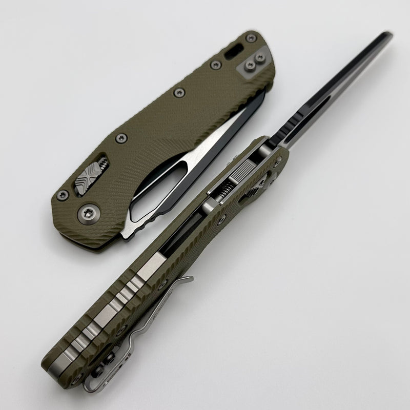 Microtech Knives MSI RAM LOK OD Green G-10 & Two Tone Black M390MK 210-1FLGTOD