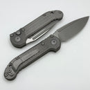 Microtech Knives LUDT Gen III Apocalyptic Drop Point Frag Titanium Handles