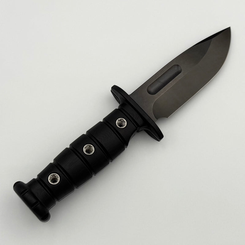 Medford 1881 Knife Works Luke Airman w/ Black G-10 & DLC 1095 CV Fixed Blade