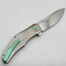 Holt Bladeworks Renegade w/ Hammered Titanium Handles & Stonewash M390 128
