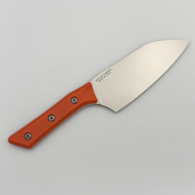 Microtech Santoku 6" Ember G-10 Handle w/ Stonewash M390MK 3200-10EM