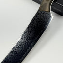 Microtech Butcher Knife Proof Run w/ Ivory G-10/Bronze Titanium Bolster w/ San Mai Damascus M390 3800B-16IVPR