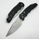Pro-Tech TR-4 Auto Black Feather Handle w/ Safety & Stonewash MagnaCut T4105-F