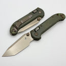 Marfione Select Microtech LUDT Ram-Lok w/ Antique Green Slab Side Titanium Handles w/ Bronze Accents & Bronze Tanto 1136RLS-13MS1