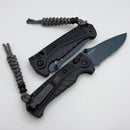 Benchmade Mini Adira Tempest Gray Grivory & Cerakote Blue Serrated MagnaCut 18065SBT-01
