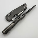 Microtech Knives MSI RAM LOK Natural Clear Fluted Aluminum & Black M390MK 210-1FLNC