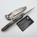 Marfione Select Microtech Socom Ram-Lok Antique Gold Titanium Slab Handles w/ Bronze Accents & Spear Point Bronze M390MK 160RLS-10SMS5