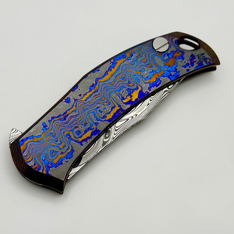 Custom Knife Factory Barm Full Dress w/ Damasteel & ZircuTi