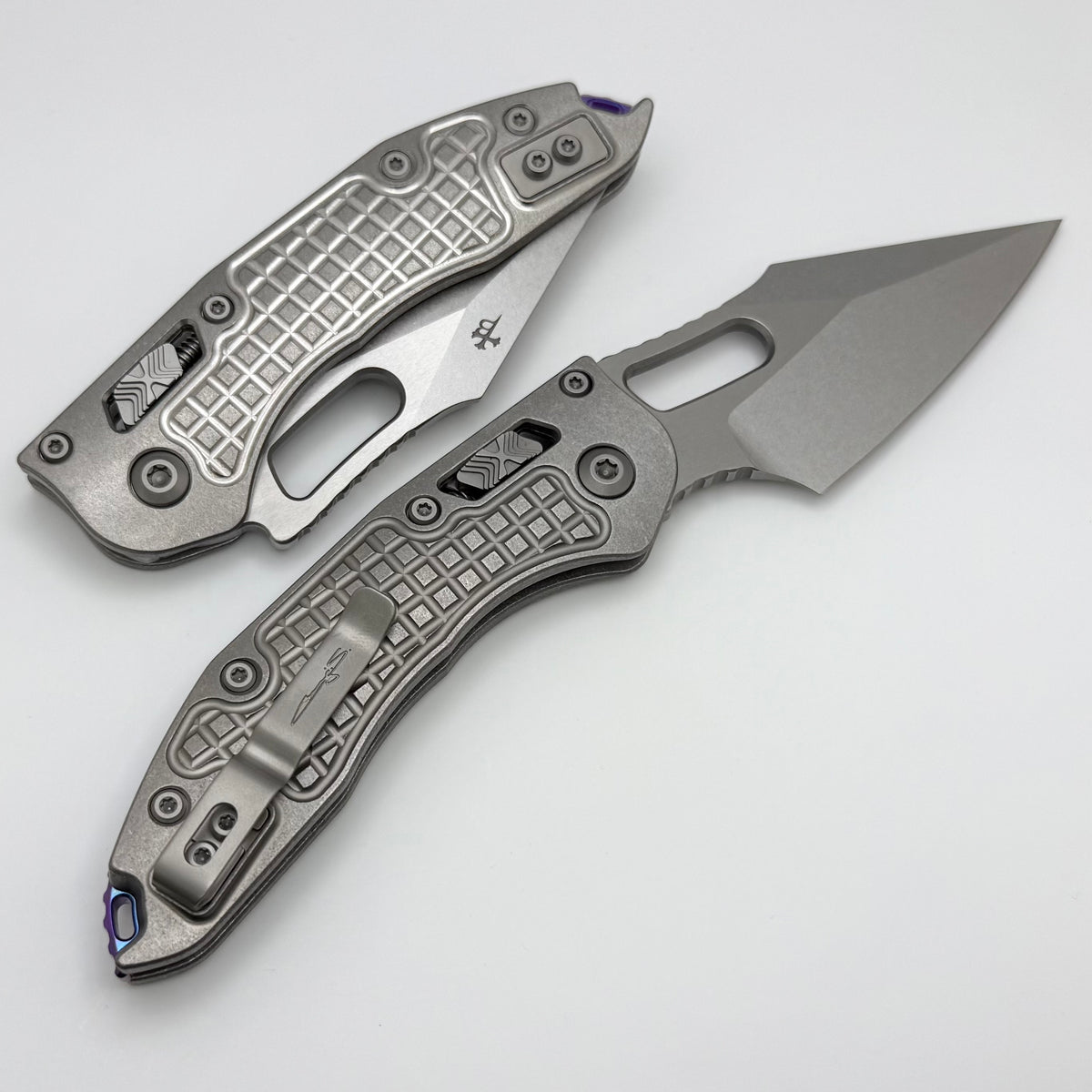 ★✳︎EM✳︎★ Microtech Marfione Select Manual Stitch RAM LOK Frag