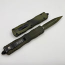 Microtech Dirac Delta Weathered Grenade Green D/E 227-1WGG