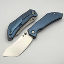 Kansept Knives Tipper Blue Ano Titanium Handles w/ S35VN K1079A1