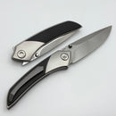 Poikilo Blade Tuna Mini Standard 1 w/ Titanium Handles & Pearlescent Stonewash M398