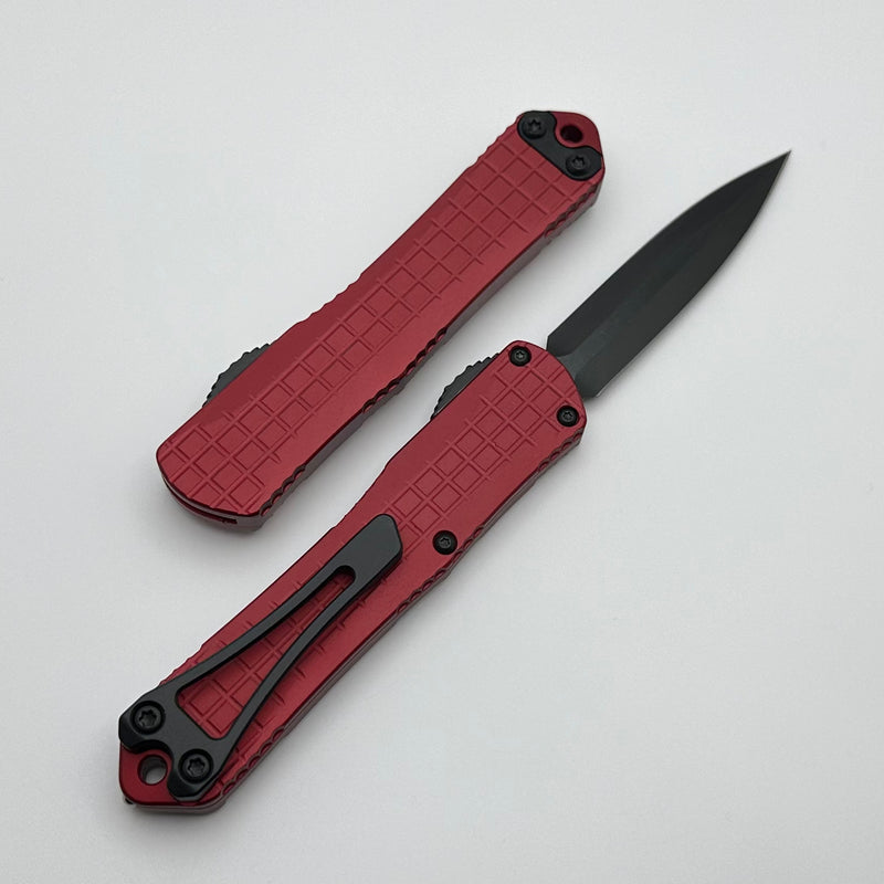 Heretic Knives Manticore S Red Grenade Frag w/ DLC D/E Magnacut H024F-6A-RED