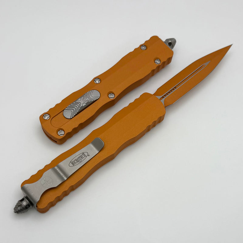 Microtech Dirac Tequila Sunrise Cerakote D/E 225-1TE-C17Z15