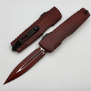 Microtech Luminary D/E Weathered Crimson Red Signature Series 1270-1WCMS
