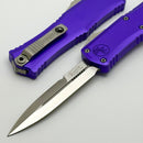 Microtech Knives Mini Hera Satin Bayonet M390MK & Purple 1701M-4PU
