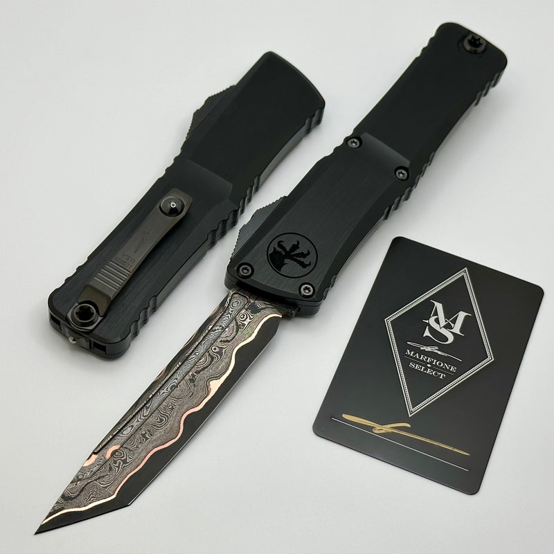 Microtech Knives Marfione Select Combat Troodon Gen III Baker Forge Coppermai Tanto w/ Black Handle 1144-16MS1